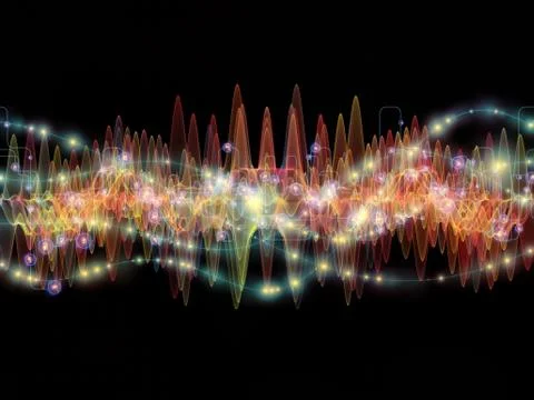 Evolving Oscillation Illustrazione stock