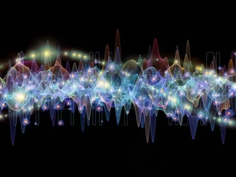 Evolving Oscillation Illustrazione stock