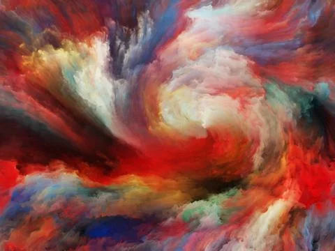 Evolving Paint Stockillustratie