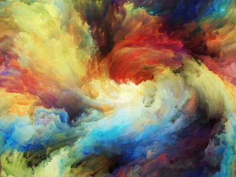 Evolving Paint Stockillustratie