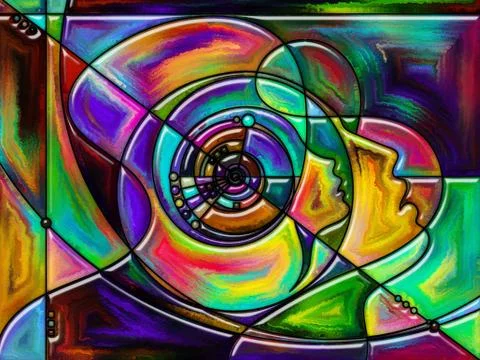 Evolving Perception Stock Illustration