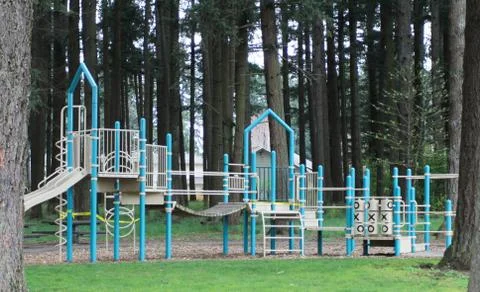In an evolving response to the COVID-19 outbreak, Vancouver Parks and Recreation Foto stock