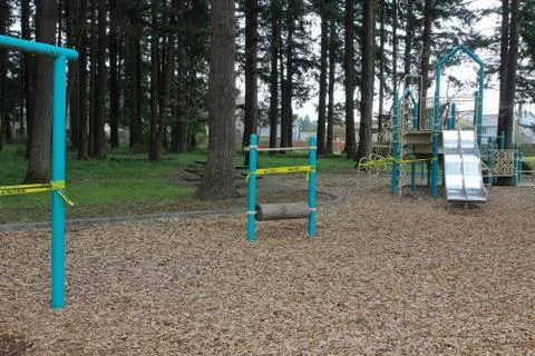 In an evolving response to the COVID-19 outbreak, Vancouver Parks and Recreation Stock Photos