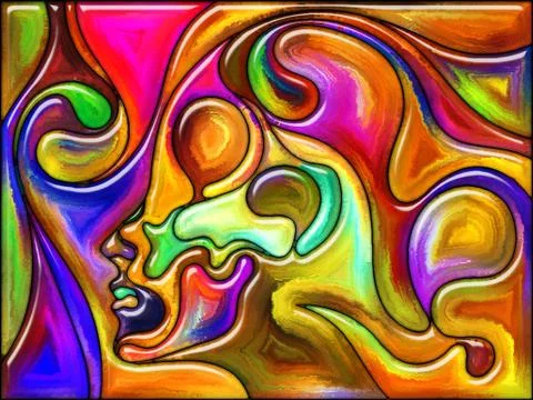 Evolving Self Stock Illustration