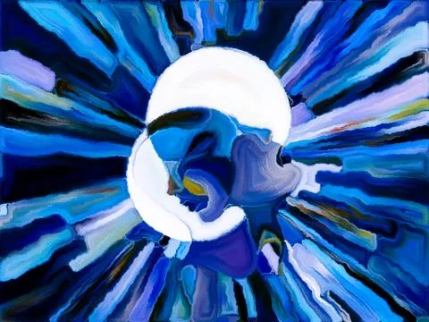 Evolving Shape Division Stock Illustration