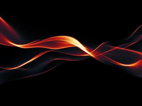 Evolving Sine Wave Stock Illustration
