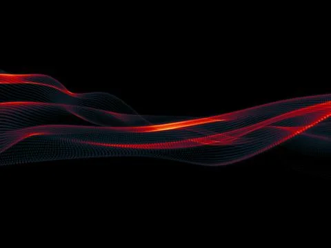 Evolving Sine Wave Stock Illustration