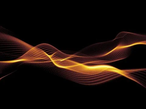 Evolving Sine Wave Stock Illustration