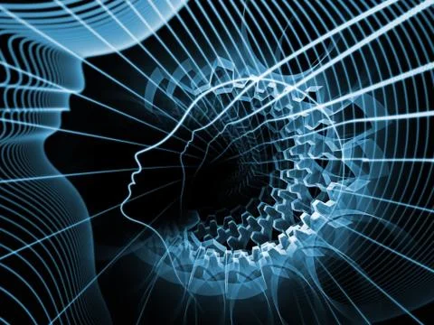 Evolving Soul and Mind Stock Illustration