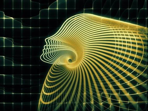 Evolving Soul Geometry Illustrazione stock