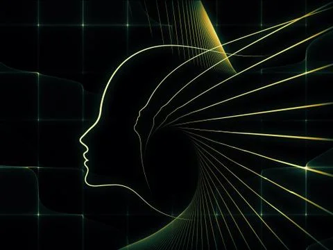 Evolving Soul Geometry Stock Illustration