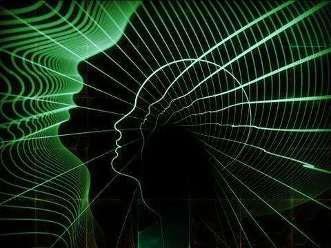 Evolving Soul Geometry Stock Illustration