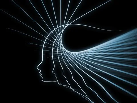 Evolving Soul Geometry Illustrazione stock