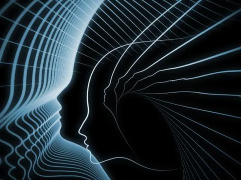 Evolving Soul Geometry Illustrazione stock