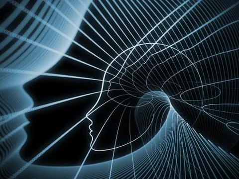 Evolving Soul Geometry Stock Illustration