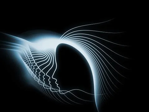 Evolving Soul Geometry Illustrazione stock