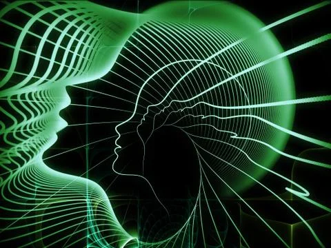 Evolving Soul Geometry Illustrazione stock