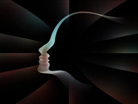Evolving Soul Geometry Illustrazione stock
