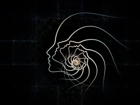Evolving Soul Geometry Stock Illustration
