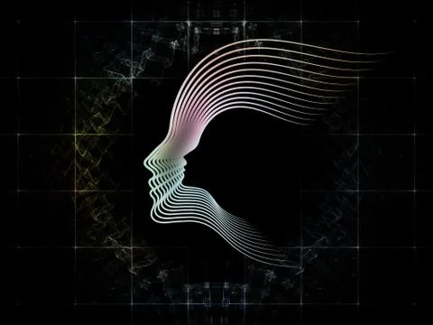 Evolving Soul Geometry Stock Illustration