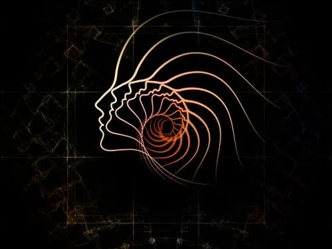 Evolving Soul Geometry Stock Illustration