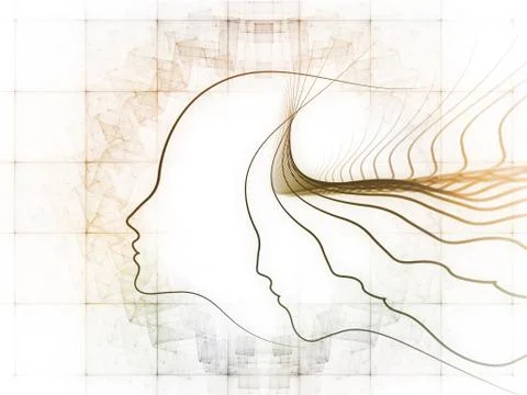 Evolving Soul Geometry Stock Illustration