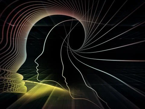 Evolving Soul Geometry Illustrazione stock