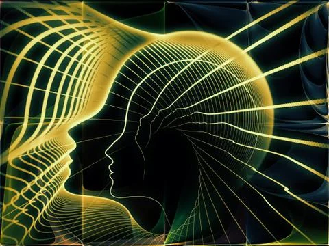 Evolving Soul Geometry Stock Illustration