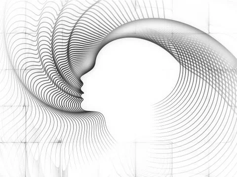 Evolving Soul Geometry Stock Illustration