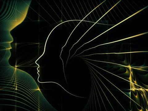 Evolving Soul Geometry Stock Illustration