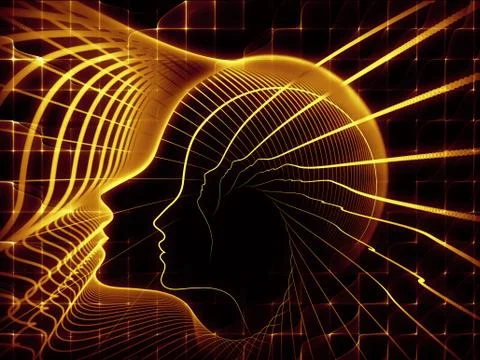 Evolving Soul Geometry Stock Illustration