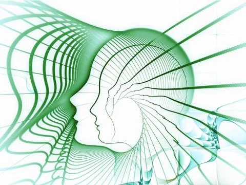 Evolving Soul Geometry Illustrazione stock