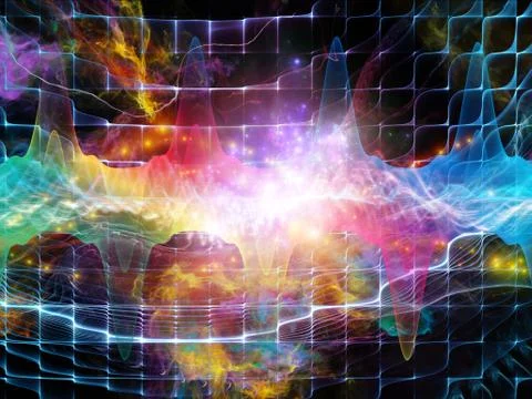 Evolving Sound Wave Stock Illustration