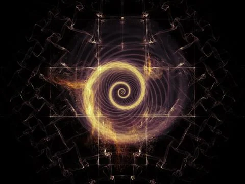 Evolving Space Stockillustratie