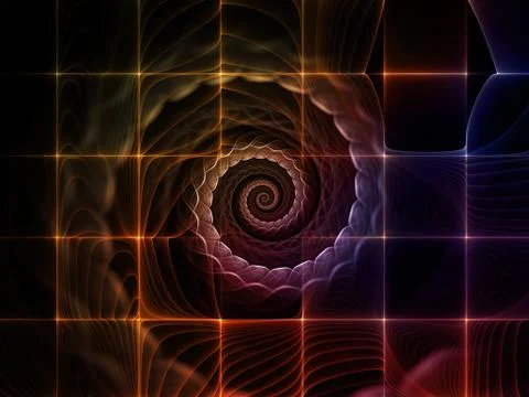 Evolving Space Stockillustratie