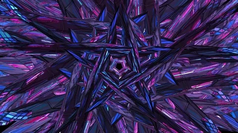 Evolving Star Shapes Motion Background Video stock 98588278