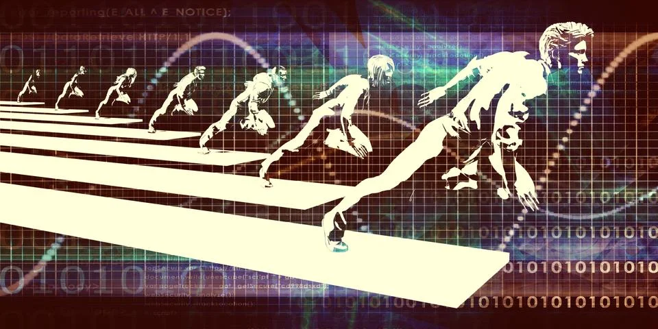 Evolving Technology Stock Illustration
