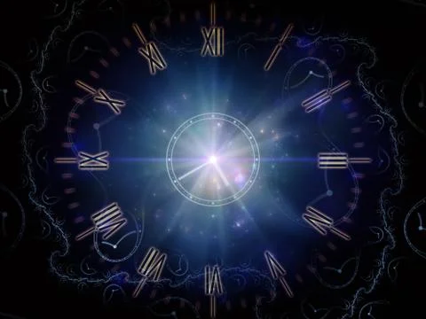 Evolving Temporal Realm Stock Illustration