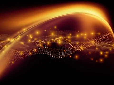 Evolving Virtual World Stock Illustration