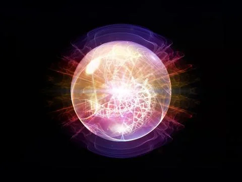 Evolving Wave Particle Stock Illustration