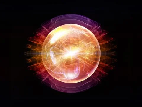 Evolving Wave Particle Stock Illustration