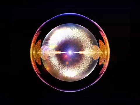 Evolving Wave Particle Stock Illustration