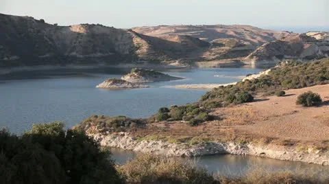 Evretou Dam Cyprus 3 Stock Footage 20530314