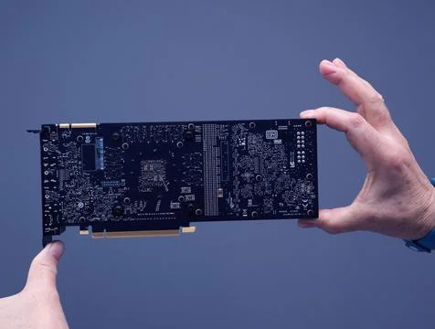 Ew GPU Nvidia Quadro RTX 4000 RTX 5000 6000 Stockfoto's