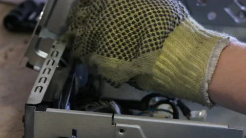 EWaste Recycling Stock Footage 195718794