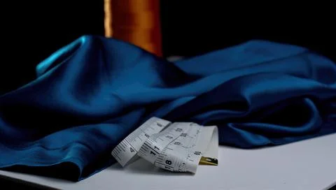 Ewing threads for sewing and various accessories for needlework. Stock Photos