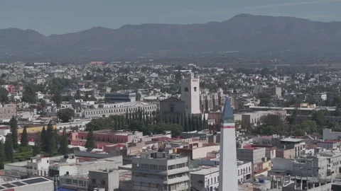 The Ex-Convent of Actopan: Where the Desert Meets Spanish Majesty Stock Footage 321822828