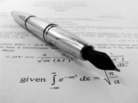 Exam paper Stock-Fotos