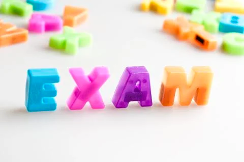 Exam word Photos