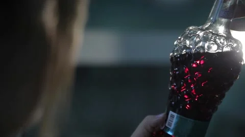 Examination of alcohol Stock Footage 45422009